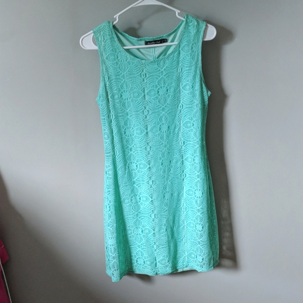 Midnight Doll Sea Green Dress